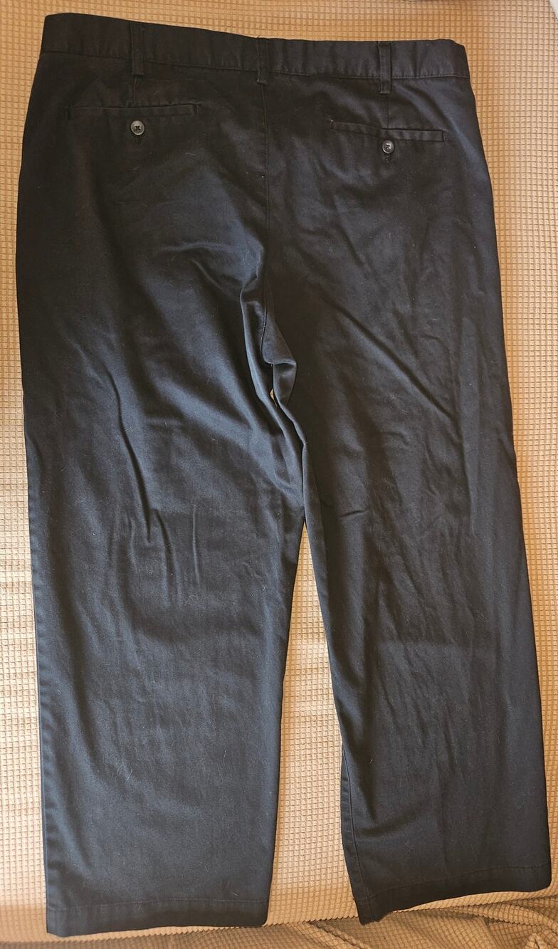 Merona Regular Fit Straight Leg Men's Size 40x30 Black Dress Pants